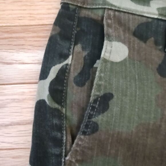 Black Orchid skinny cargo camo jeans stretchy 25 - Picture 12 of 13